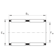 滾針及保持架組件 K80X88X40-ZW, 根據(jù) DIN 5405-1/ ISO 3030 標(biāo)準(zhǔn)，雙列