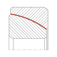 角接觸關(guān)節(jié)軸承 GE120-SW, 根據(jù) DIN ISO 12 240-2 標(biāo)準(zhǔn)，免維護(hù)