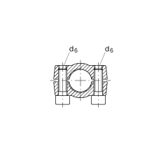 液壓桿端軸承 GIHRK30-DO, 根據(jù) DIN ISO 12 240-4 標(biāo)準(zhǔn)，帶右旋螺紋夾緊裝置，需維護(hù)