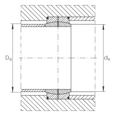 關(guān)節(jié)軸承 GE500-DO, 根據(jù) DIN ISO 12 240-1 標(biāo)準(zhǔn)，需維護(hù)